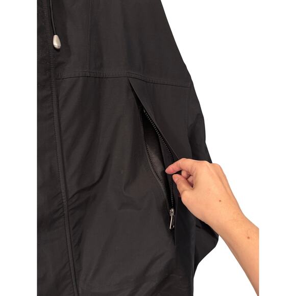 NEW! Ralph Lauren RLX $498 Rain Coat Hooded Windbreaker Jacket Black Medium - Picture 10 of 16